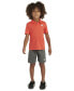 ფოტო #1 პროდუქტის Toddler & Little Boys 2-Pc. Logo-Print Mesh Polo Shirt & Shorts Set