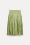 Zw collection pleated yoke skirt