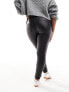 Фото #3 товара Only Curve coated skinny jeans in black