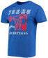 Фото #2 товара Men's Royal Philadelphia 76ers Slam Dunk T-shirt