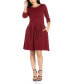 Фото #1 товара Women's Perfect Fit and Flare Pocket Dress