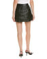 Фото #2 товара The Kooples Fringe Leather Skirt Women's