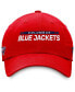 Men's Red Columbus Blue Jackets Authentic Pro Rink Adjustable Hat
