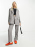 Фото #4 товара Noisy May oversized tailored dad blazer co-ord in grey
