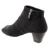 Фото #5 товара Trotters Maris T1867-001 Womens Black Wide Leather Ankle & Booties Boots 6