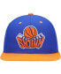 Фото #4 товара Men's Blue and Orange New York Knicks Upside Down Snapback Hat