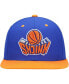 Men's Blue and Orange New York Knicks Upside Down Snapback Hat