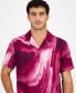 Фото #3 товара Men's Smoke Stream Short Sleeve Button-Front Camp Shirt, Created for Macy's