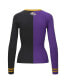 ფოტო #3 პროდუქტის Women's Purple, Black Baltimore Ravens Cargo Sweater