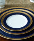 Фото #2 товара Odessa Cobalt Gold Set of 4 Bread Butter and Appetizer Plates, Service For 4