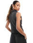 Фото #6 товара NA-KD x Durnels co-ord fitted waistcoat in black