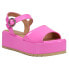 Dirty Laundry Jump Out Platform Womens Pink Casual Sandals GJUN21XWS-24Z