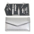 Фото #1 товара Маникюрный набор Credo Solingen Luxurious 7-piece в серебряном кейсе Carbon 7
