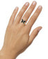 ფოტო #2 პროდუქტის Onyx & Diamond Accent Butterfly Statement Ring in 10k Gold