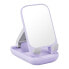 Фото #1 товара 2w1 Regulowany stojak podstawka na telefon z lusterkiem Seashell Series fioletowy