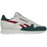 Кроссовки Reebok Classics из кожи Vintage Chalk S23-R / Chalk Green / Classic Burgundy, 38.5 - фото #1