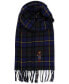 Фото #2 товара Men's Tartan Bear Holiday Scarf