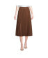ფოტო #2 პროდუქტის Women's Poly Crepe Pleated Midi Skirt