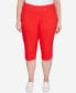 Фото #1 товара Plus Size Americana Clamdigger Capri Pants