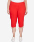 Plus Size Americana Clamdigger Capri Pants