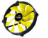 Фото #1 товара Akasa 14cm Viper R Fan - Fan - 14 cm - 600 RPM - 1600 RPM - 24.7 dB - 109.55 cfm