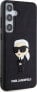 Karl Lagerfeld Oryginalne Etui KARL LAGERFELD Hardcase KLHCS24S3DRKINK do SAMSUNG S24 (3D RUBBER IKONIK NFT) czarny - фото #4