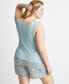 Women's Ribbed Henley Modal Sleep Tank Top XS-3X, Created for Macy's