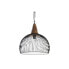 Фото #1 товара Потолочный светильник DKD Home Decor Натуральный Чёрный Металл Деревянный 50 W 36 x 36 x 40 cm