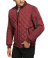 Фото #1 товара Men's Quilted Baseball Jacket with Rib-Knit Trim