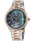 ფოტო #1 პროდუქტის Women's Siena Swiss Quartz Two-Tone Stainless Steel Bracelet Watch 38mm