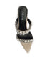 Women's Crystal Embellished Dress Sandals - Extended sizes 10-14