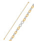 ფოტო #1 პროდუქტის Diamond Infinity Open Link Bracelet (1/2 ct. t.w.) in Sterling Silver & 14k Gold-Plate