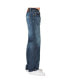 Фото #6 товара Men's Relaxed Straight Handcrafted Wash Premium Denim Signature Jeans