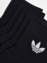 Фото #7 товара adidas Originals 6 pack trefoil ankle socks in black