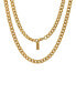 Фото #1 товара Hickey Freeman 18K Gold Plated Cuban Link Chain Necklace