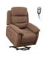 Power Lift Recliner Chair Sofa for Elderly Side Pocket