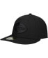Фото #1 товара Men's Black New York Jets Black on Black Low Profile 59FIFTY II Fitted Hat