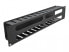 Delock 66553 - Cable management panel - Black - Metal - 2U - 48.3 cm (19") - 88.9 mm