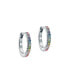 HEPLIE: Crystal Hoop Earrings (14Mm)