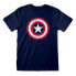 Фото #1 товара Футболка с коротким рукавом Capitán América Captain America Shield Синий Унисекс