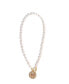 Фото #1 товара Joey Baby 18K Gold Plated Freshwater Pearls with a Coin Pendant - Giorgia Pearl Necklace 17" For Women