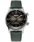 Men's Swiss Automatic Seastrong Diver Green Rubber Strap Watch 42mm