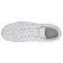 Фото #4 товара Puma Clasico Holiday Gold Mens White Sneakers Casual Shoes 384735-01