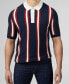 ფოტო #1 პროდუქტის Men's Mod Knitted Rugby Short Sleeve Shirt