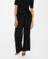 ფოტო #1 პროდუქტის Women's Fluid Pleated Trousers