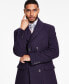 Фото #4 товара Men's Classic-Fit Double-Breasted Wool Blend Overcoats