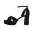 Фото #3 товара Chinese Laundry Tammy Block Heels Platform Womens Black Dress Sandals TAMMY-001