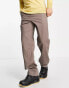 ASOS DESIGN relaxed chinos in brown