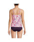 Фото #2 товара Women's DDD-Cup Chlorine Resistant Square Neck Underwire Tankini Swimsuit Top