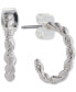 ფოტო #7 პროდუქტის Silver-Tone 4-Pc. Set Hoop & Drop Earrings